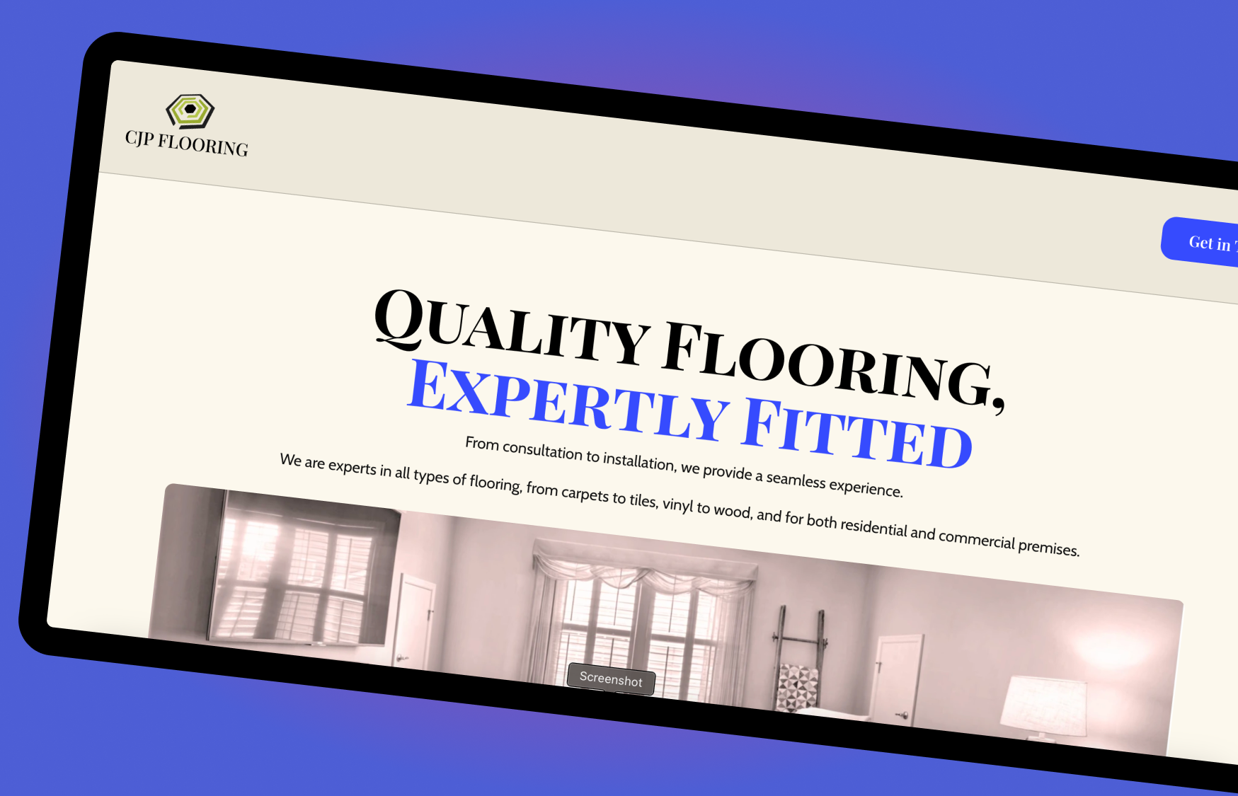 CJP Flooring Website Design